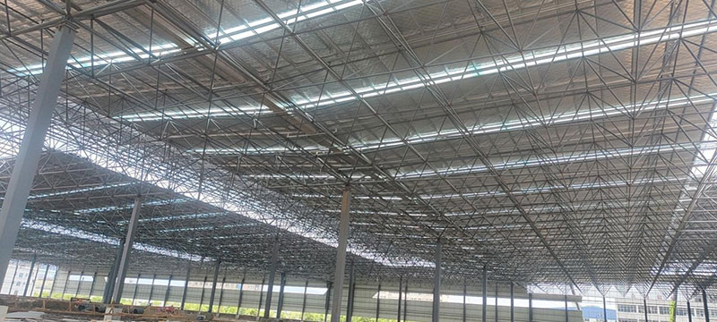 modern steel factory
