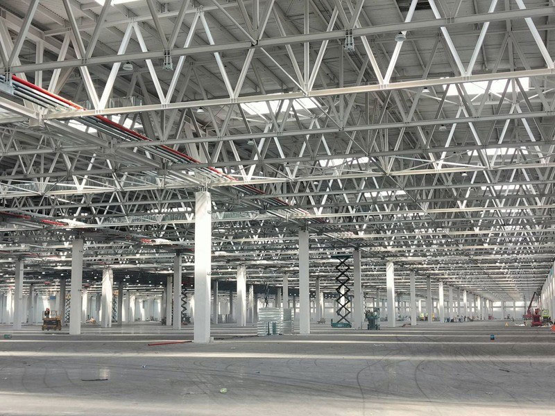 Steel frame factory for Anhui Feixi 