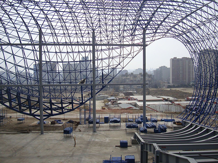 construction featuring space frame systems