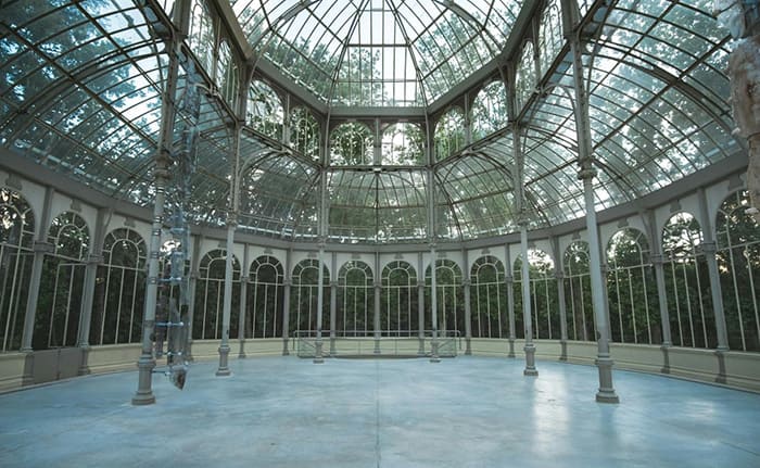 Space truss structure in architecture