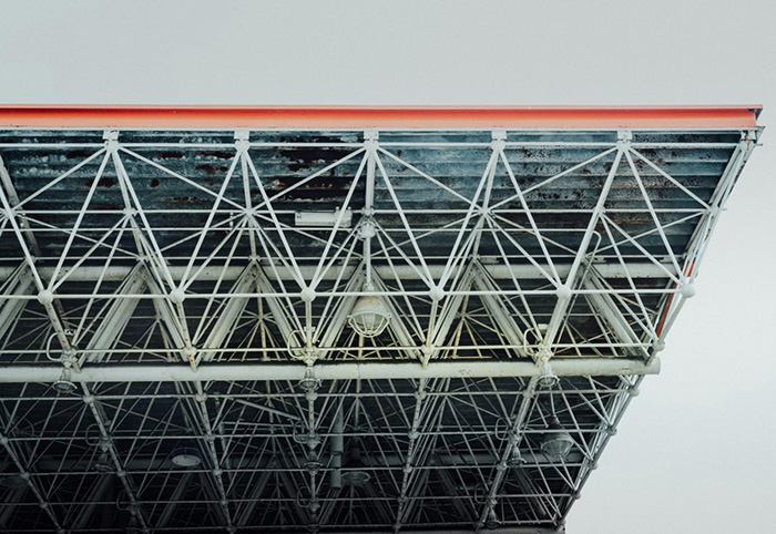 steel space truss roof structure