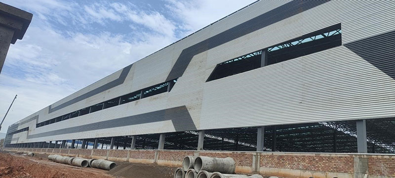 Dalian plant construction progress