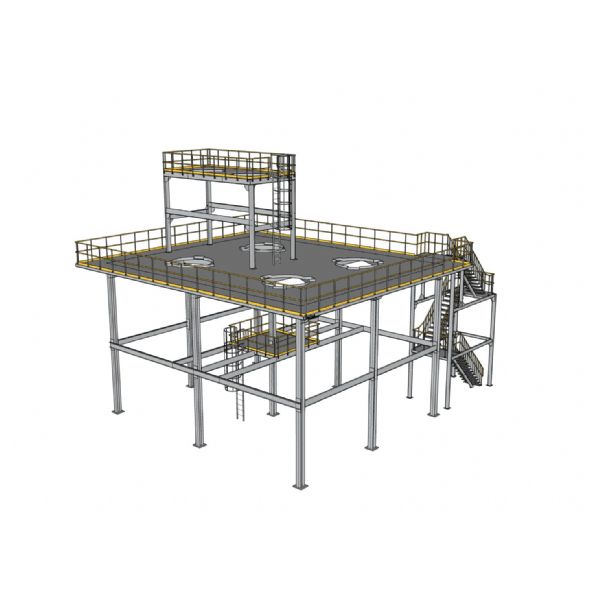 Steel Structure Industrial Working Platform